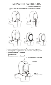 Варианты капюшона